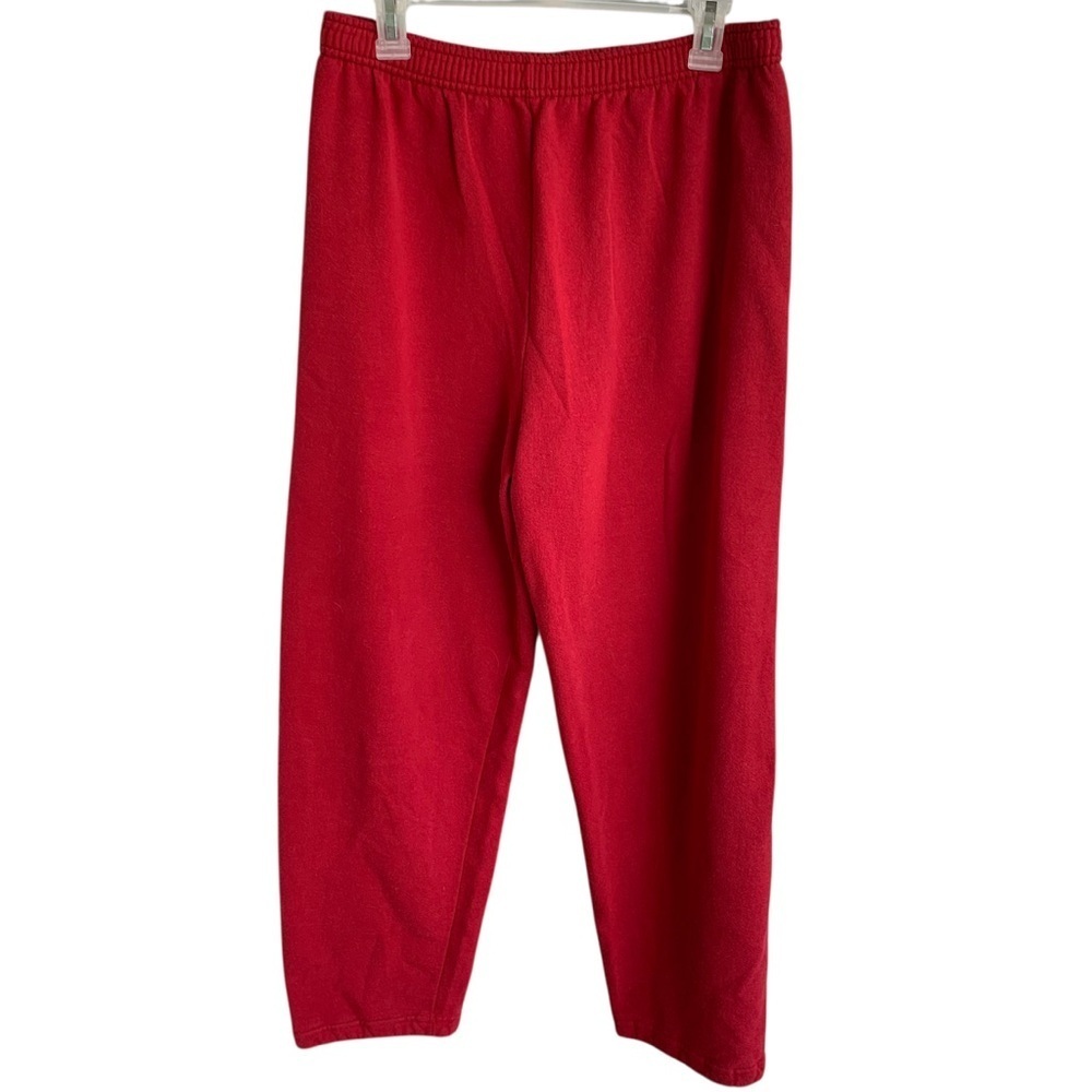 Vintage Blank Dark Red Sweatpants Adult XL Mens 90s Jerzees Joggers